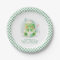 Dinosaur Egg Watercolor Baby Shower Paper Plate