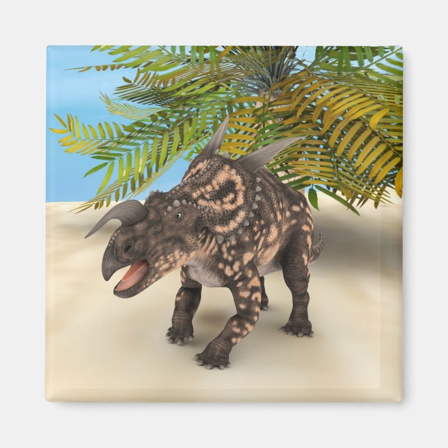 Dinosaur Einiosaurus Magnet (Front)