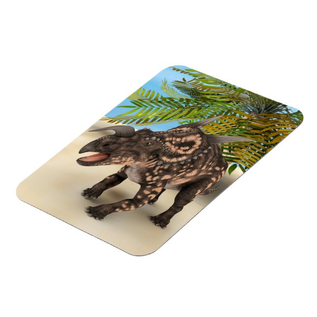 Dinosaur Einiosaurus Magnet (Left Side)