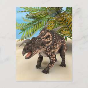Dinosaur Einiosaurus Postcard