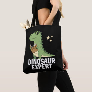 Dinosaur Expert - Cool Science Dino T-rex Lovers Tote Bag