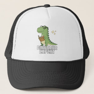 Dinosaur Expert - Cool Science Dino T-rex Lovers Trucker Hat