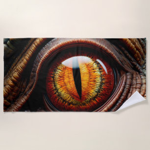 Dinosaur Eye Beach Towel