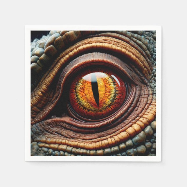 Dinosaur Eye Napkin (Front)