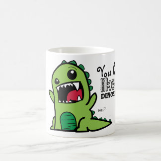 Dinosaur Face Coffee Mug
