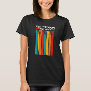 Dinosaur Facts For Adults Dimetrodon Jurassic Pale T-Shirt