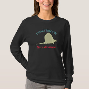 Dinosaur Facts For Adults Paleontology Dimetrodon  T-Shirt