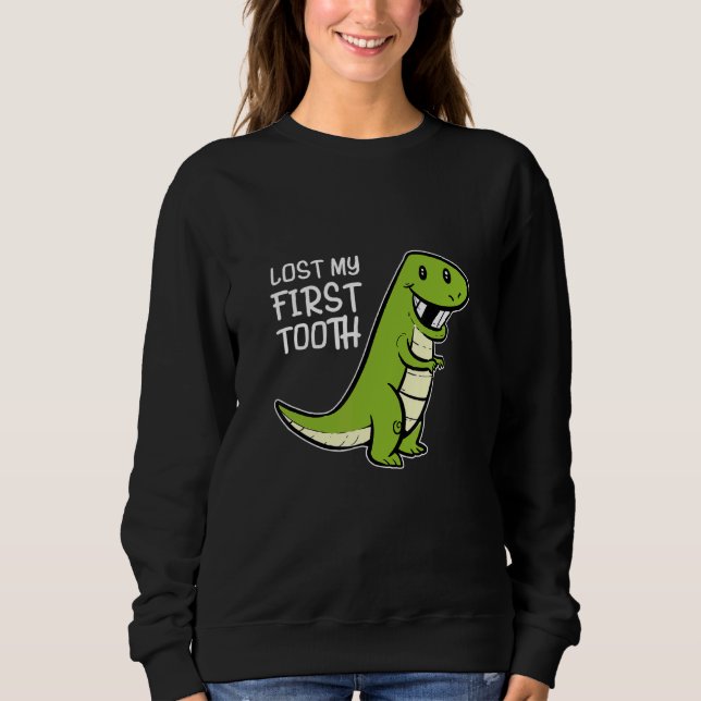 Dinosaur Fairy Teeth Fairy Paediatrician Dinosaur  Sweatshirt (Front)