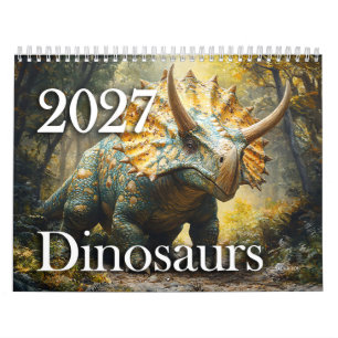 Dinosaur – Fascinating Prehistoric Worlds 2027 Calendar