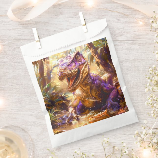 Dinosaur Favour Bag (Clipped)