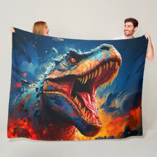 Dinosaur Fleece Blanket
