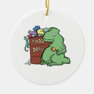 Dinosaur Food Drive Ornament