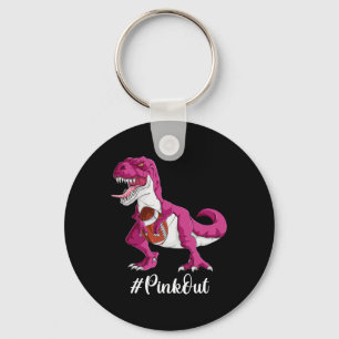 Dinosaur Football Boys  Key Ring