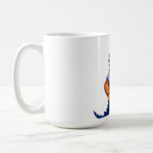 Dinosaur Football Logo – Kids Soccer Mascot (Blue Coffee Mug