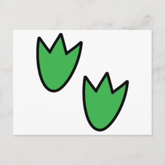 Dinosaur Footprints Postcard