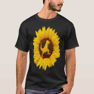 Dinosaur  For Women Men rex Animal Sunflower T-Shirt