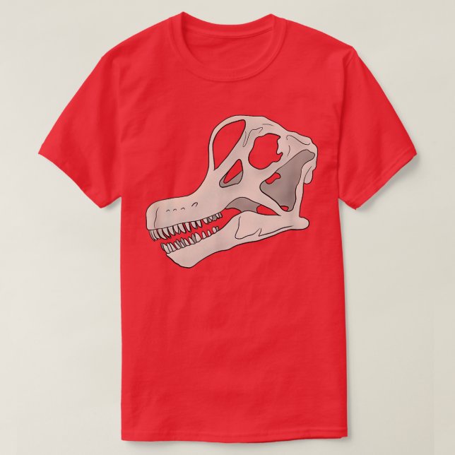 Dinosaur Fossil Skeleton Brachiosaurus T-Shirt (Design Front)
