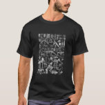 Dinosaur Fossils T-Rex Paleontology Science  T-Shirt<br><div class="desc">Dinosaur Fossils T-Rex Paleontology Science archaeology gift T-Shirt</div>