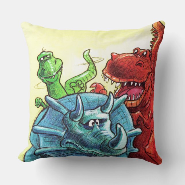 Dinosaur Friends Cushion (Front)