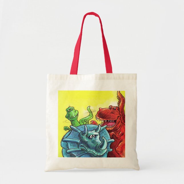 Dinosaur Friends Tote Bag (Front)