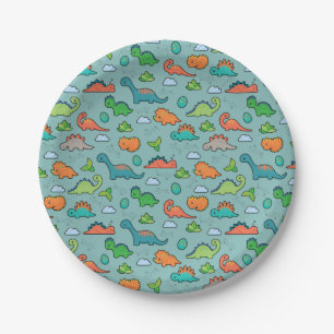 Dinosaur Fun Paper Plate