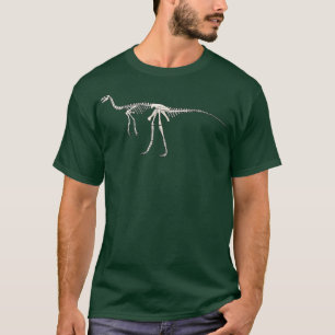 Dinosaur Gallimimus Fossil Skeleton T-Shirt