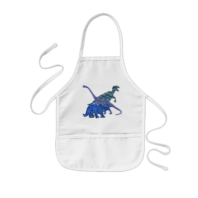 Dinosaur Gang Kids Apron (Front)