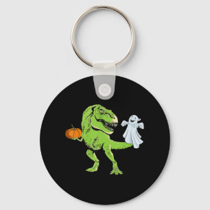 Dinosaur Ghost Lazy Halloween Costume Fun TRex Pum Key Ring