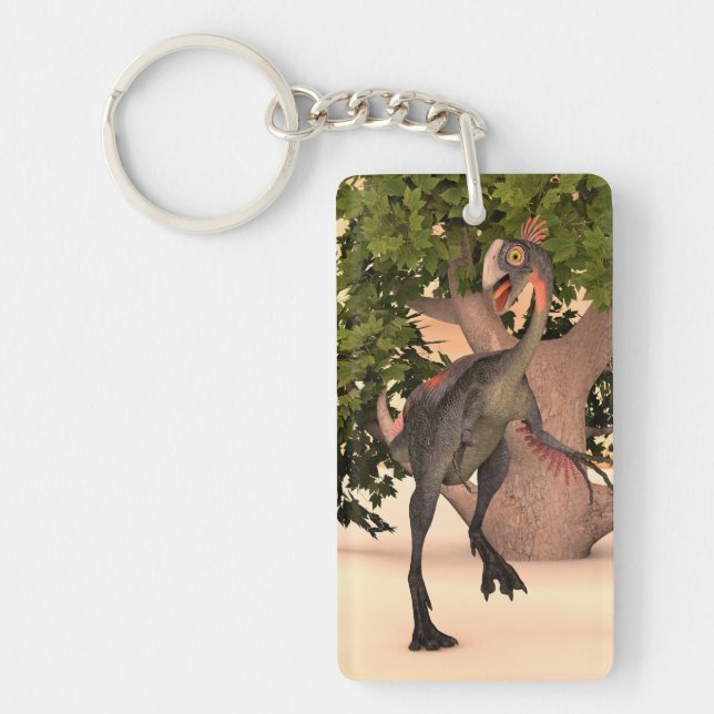 Dinosaur Gigantoraptor Key Ring (Front)