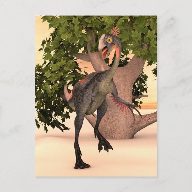 Dinosaur Gigantoraptor Postcard (Front)