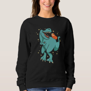 Dinosaur Graphic Guinea Pig Owner Pet Cavy Animal Sweatshirt