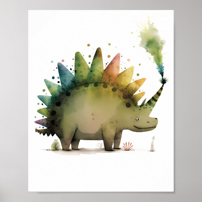 Dinosaur Hanging Poster (Front)