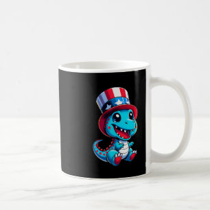 Dinosaur Happy 4th Of July Independence Day Men Wo Coffee Mug