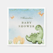 Dinosaur Hatching Soon Baby Shower