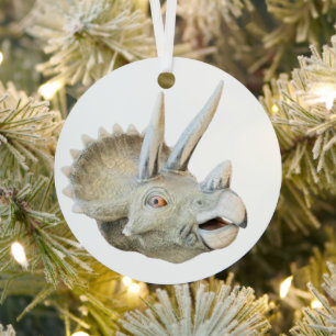 Dinosaur Horn, Metal Tree Decoration