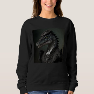 Dinosaur in Goth Style Gothic Artwork Sweatshirt