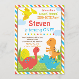 Dinosaur Invitation / Dino Invitation