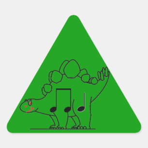 Dinosaur IPA Triangle Sticker