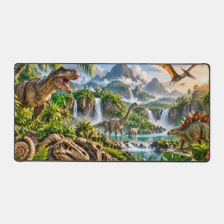 Dinosaur Jungle Paradise Desk Mat
