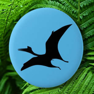 Dinosaur Jurassic Blue 6 Cm Round Badge