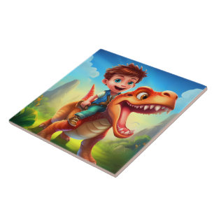 Dinosaur Keep or design your own Ceramic Tile