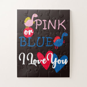 Dinosaur Keeper of the Gender Baby Reveal Jigsaw Puzzle