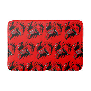 Dinosaur kids bath mat