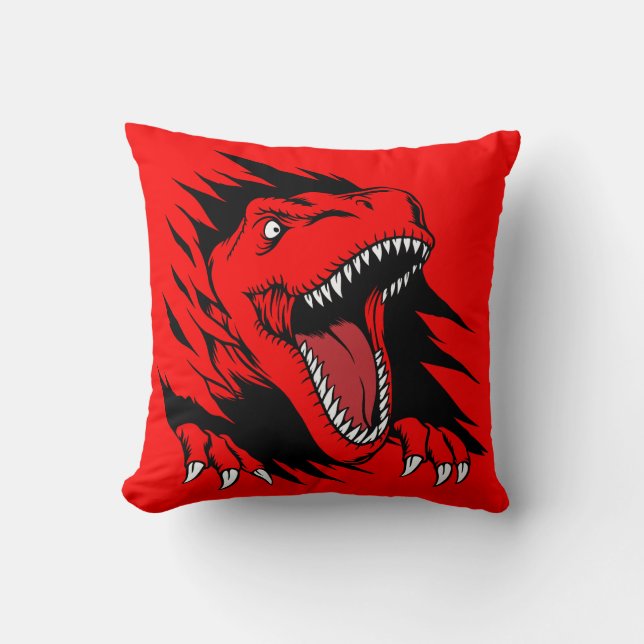 Dinosaur kids cushion (Front)