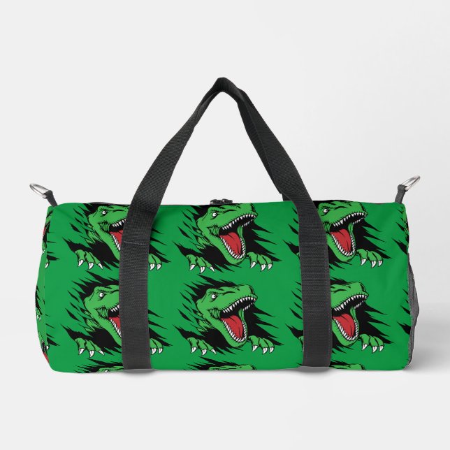 Dinosaur kids duffle bag (Front)