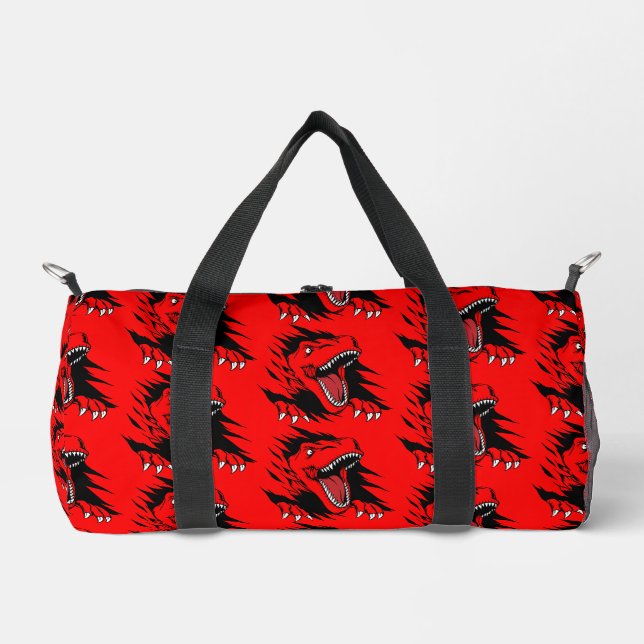 Dinosaur kids duffle bag (Front)