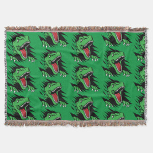 Dinosaur kids throw blanket
