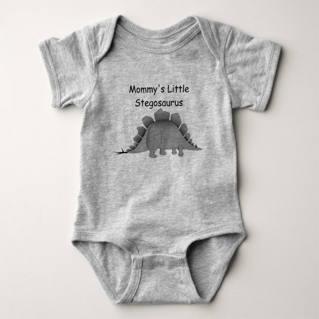 Dinosaur Land Cute Dino Baby Bodysuit (Front)