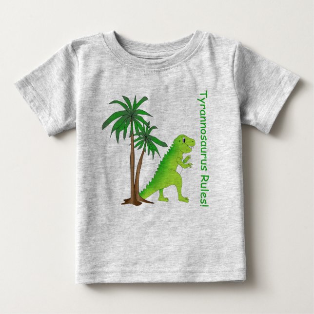 Dinosaur Land Cute Dino Baby T-Shirt (Front)