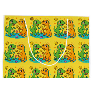 Dinosaur large gift bag
